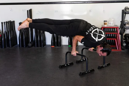 Vista 6 de Parallettes - Barras versátiles para empujar y sumergir para gimnasio en casa