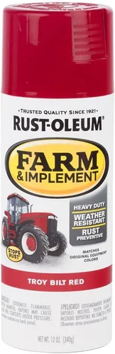 Vista 94 de Rust-Oleum Farm & Implement 280176 - Pintura esmaltada, galón, naranja (Allis Chalmers Orange)
