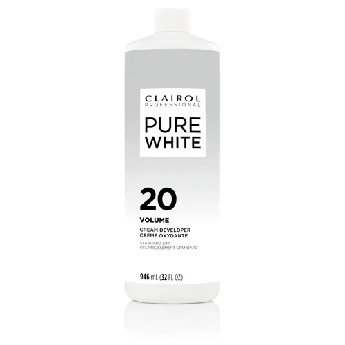 Vista 10 de Clairol Professional Pure White 20 Volume Hair Developers for Lightening & Gray Coverage