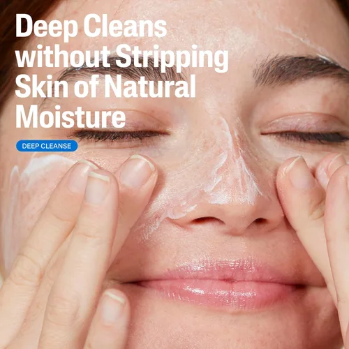 Vista 3 de Cetaphil Lavado Facial, Limpiador Facial Diario para Piel Sensible, Mixta a Grasa, NUEVO Paquete de 2 de 16 oz, Espuma Suave, Sin Jabón