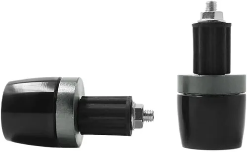Vista 8 de for FZ8 for FZ 8 7/8" Motorcycle Handlebar Grips Ends Counter Weight Handle Bar Slider End Cap Bar Ends Black