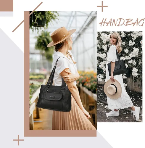 Vista 5 de Angel Barcelo Monederos y bolsos de mano de moda para mujer, bolsos de hombro con asa superior, carteras Hobo
