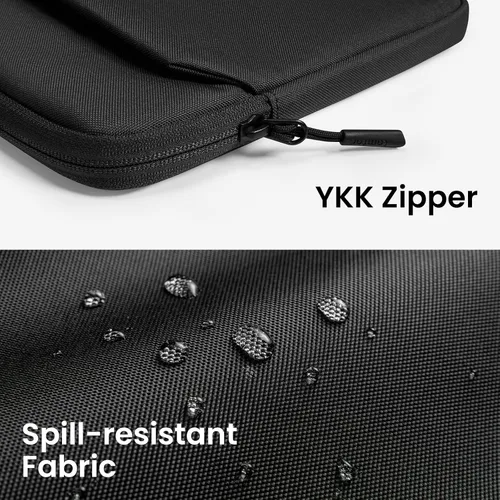 Vista 9 de tomtoc Funda delgada de ajuste personalizado para MacBook Neo A18 Pro A3404 de 13 pulgadas, resistente al agua, con bolsillo para accesorios