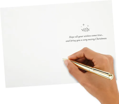 Vista 7 de Hallmark Tarjetas de Navidad en caja, cascanueces verdes (16 tarjetas y 17 sobres)