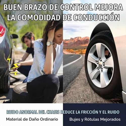 Vista 3 de Kit de suspensión de brazos de control inferiores delanteros para Chevy Cobalt 2005-2010, HHR 2006-2011, apto para Pontiac G5 2007-2009, Pursuit