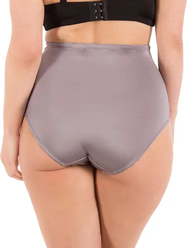 Vista 4 de Barbra's - Calzones de cintura alta para mujer ceñidores con control abdominal (6 unidades)