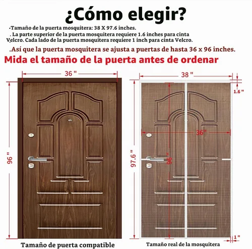Vista 6 de CHIYUNS Malla Magnética Blanca para Puerta de Pantalla, Cierre Magnético Resistente de 36 x 96 pulgadas, Red Antimosquitos de Fibra de Vidrio
