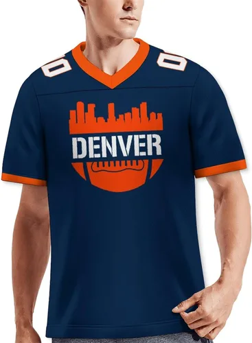 Vista 3 de Camiseta de fútbol personalizada,Uniforme de fútbol sólido de silueta de ciudad,Camiseta de moda de regalo para fanáticos del fútbol Añadir