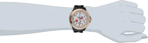 Vista 2 de Disney Adult Enamel Sparkle Analog Quartz Bracelet Watch