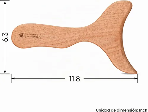 Vista 5 de Herramientas de Masaje de Terapia de Madera, Masajeador de Drenaje Linfático, Alivio del Dolor, Masajeador Multifuncional para Cuello, Espalda