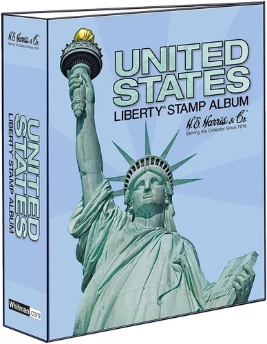 Vista 23 de Harris USA Liberty sello álbum con imágenes/ilustraciones parte A 1847-1994 Carpeta de páginas y libertad