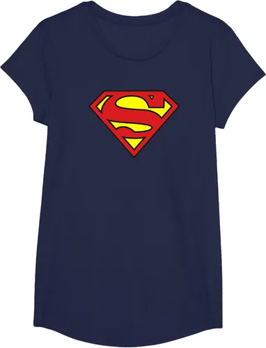 Vista 6 de Superman Camiseta con logotipo clásico Negro