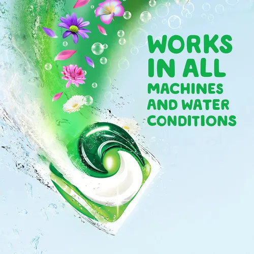 Vista 6 de Gain Flings cápsulas de detergente para lavandería con defensa contra el olor, 60 unidades, aroma Super Fresh Blast, cápsulas de detergente HE 3en1