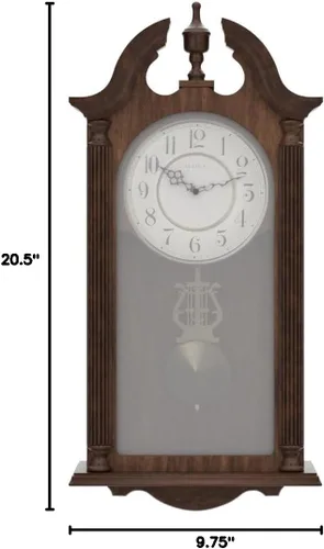 Vista 4 de Bulova C1517 Saybrook - Reloj de pared, color cereza marrón