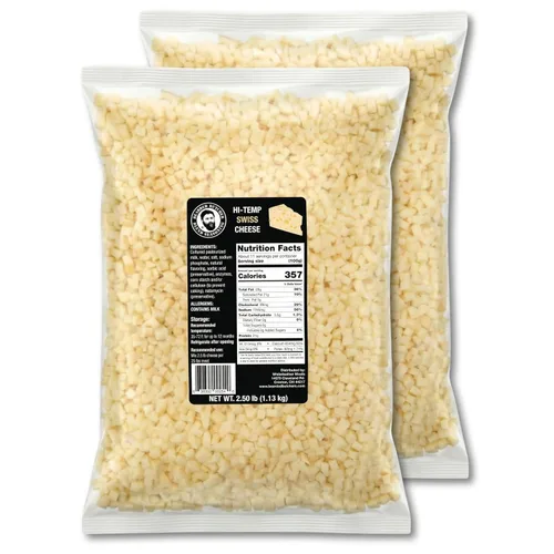 Vista 16 de Carniceros barbudos de queso cheddar de alta temperatura de 2.5 libras – Cubos de 1/4 de pulgada estables en almacenamiento para hasta 25 libras