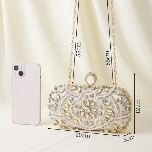 Vista 4 de Women's Handbag Evening Bag Clutch Purse for Wedding Party Prom Weekend Cocktail Homecoming GIfts for Women