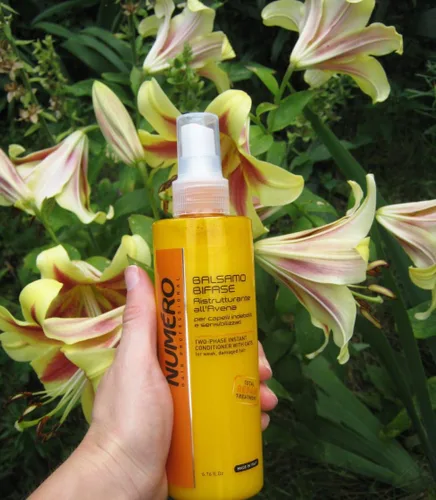 Vista 5 de Brelil Numero Instant - Acondicionador de avena bifásico para el cabello, 6.8 fl oz./6.7 fl.oz.