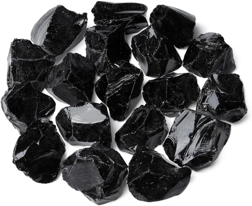 Vista 17 de ZHIYUXI Amatista de 2 pulgadas, cuarzo rosa, cuarzo transparente, fluorita, piedras en bruto, cristales crudos a granel, piedras preciosas naturales