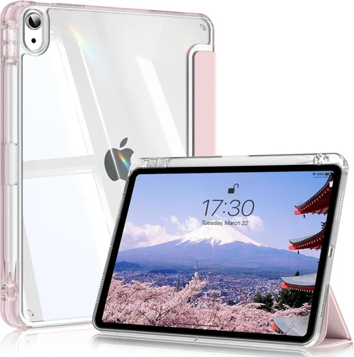 Vista 12 de Compatible con iPad (A16) de 11ª generación de 11 pulgadas 2025, funda para iPad de 10.9 pulgadas 2022, parte trasera transparente y cubierta