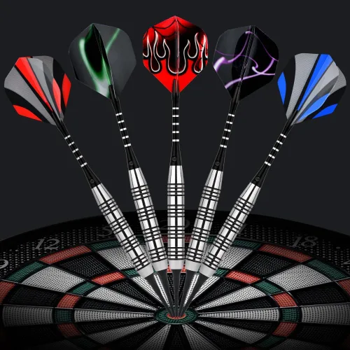 Vista 3 de Steel Tip Darts Set 18 Grams15 Pack Steel Barrels