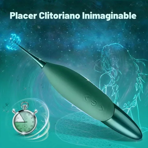Vista 2 de High-Frequency Clitoris Lemon Vibrator, Adult Women Sex Toys Verde