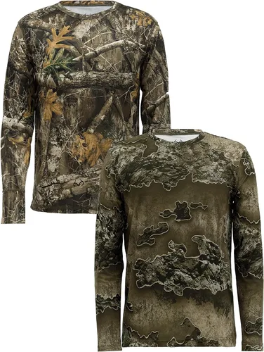 Vista 9 de Realtree Playeras de manga larga para hombre de rendimiento (paquete de 2)