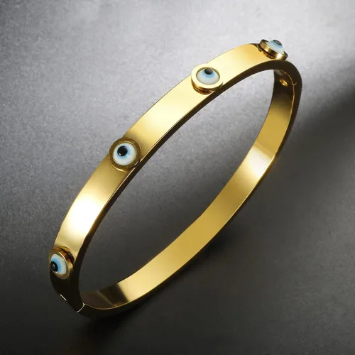 Vista 3 de JINHUI Pulsera con dije de corazón para mujer, pulsera colgante de corazón con dije, pulsera de corazón de plata y oro rosa, pulsera de corazón