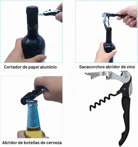 Vista 7 de Abrebotellas y abrebotellas para personas mayores con artritis, manos débiles, 4 piezas Multi-use Lid Opener Set with Non-slip Rubber Gripper Pad
