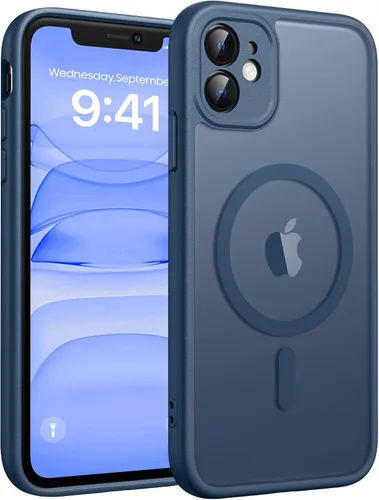 Vista 206 de FNTCASE - Funda para iPhone 16 Pro: magnética, mate, translúcida, de grado militar, protectora contra caídas, resistente, fina, duradera y a prueba