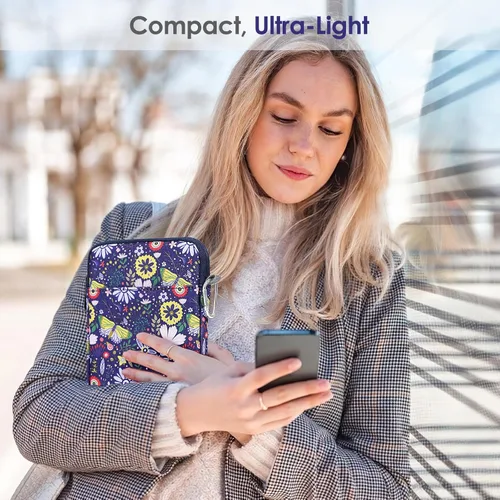 Vista 8 de MoKo Funda para Kindle de 6 a 7 pulgadas, funda protectora de nailon compatible con Kindle Paperwhite 2021, Fire 7 2022, totalmente nuevo