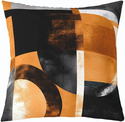 Vista 7 de Funda de almohada de 16 x 16 pulgadas, 1 funda de almohada decorativa geométrica abstracta para sofá y habitación, funda de cojín decorativa