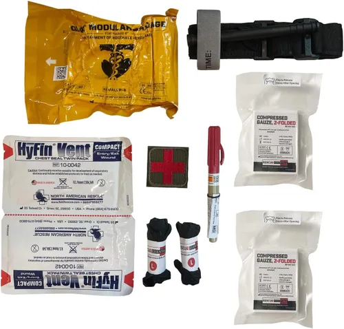 Vista 2 de Rescue Essentials Kit de operador EMT Rip-Away Lite (negro)