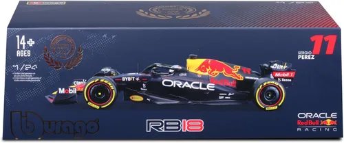 Vista 6 de Bburago 1:24 Carrera Oracle Red Bull Racing RB18 (2022) con Driver 'Pérez #11