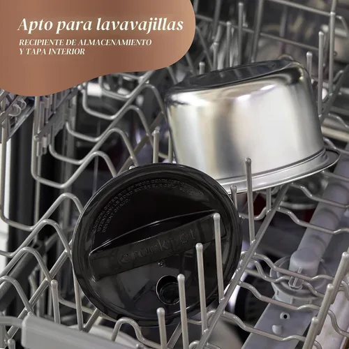 Vista 6 de Crock-Pot Fiambrera eléctrica portátil de 20 onzas, regaliz negro, perfecta para viajes sobre la marcha y uso en la oficina (paquete de 4)