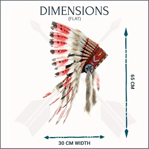Vista 34 de Novum Crafts Tocado de plumas Inspirado en indios nativos americanos Elige