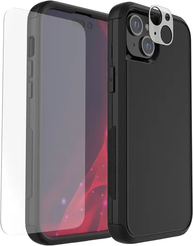Vista 13 de X-belmox Funda protectora para iPhone 15 Plus, 3 capas, resistente a prueba de golpes, protección contra caídas, grado MiIitary para iPhone 14 Plus