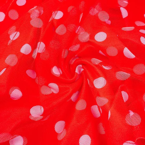 Vista 4 de Minnie Costume for Girls Polka Dots Princess Dress Kids Sleeveless Sling Cute Cartoon Halloween Cosplay Party Dress Up