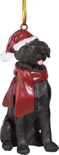 Vista 20 de Design Toscano - Figura de perro para decoración navideña.