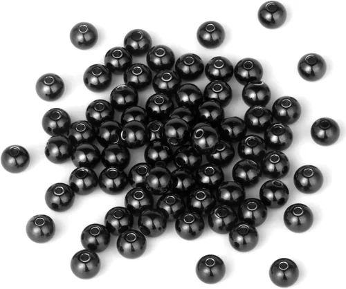 Vista 12 de [2 MM/280 piezas] Cuentas de acero inoxidable negras redondas de metal espaciador a granel para hacer joyas DIY, collar, pulsera Jewelry Beads for