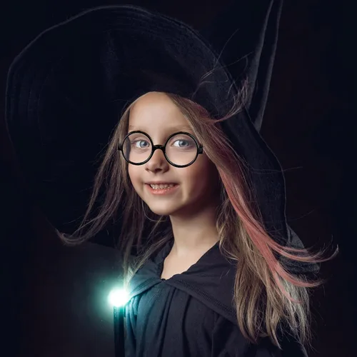 Vista 8 de Gafas de mago Lentes redondos de nerd Shapped, accesorios de gafas de disfraz de Halloween para disfraces, concurso de disfraces, disfraz