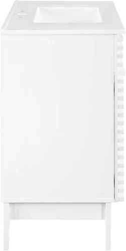 Vista 146 de Modway Render 23.5" tocador de baño en nogal (lavabo no incluido)