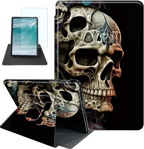 Vista 21 de Rossy Funda para tablet Kindle Fire HD 8 y Fire HD 8 Plus (12ª/10ª generación 2022/2020) + protector de pantalla giratorio de 360 grados, funda