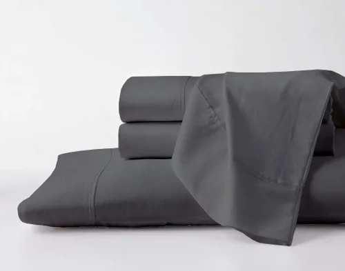 Vista 11 de Juego de sábanas de algodón egipcio puro de 600 hilos y fundas de almohada – Sábanas de algodón egipcio tamaño individual – Sábanas de satén