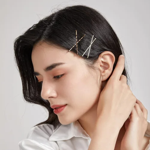 Vista 6 de Dofash 5Cm/2In Bobby Pins Black Metal Hair Grips para la decoración del cabello 60pcs (negro)