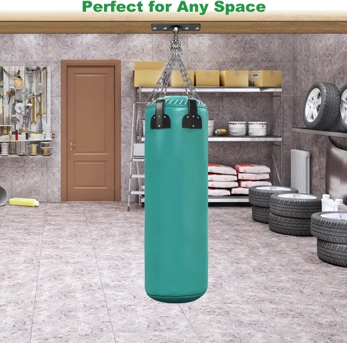 Vista 9 de SELEWARE Colgador de Saco de Boxeo de Servicio Pesado y Abrazadera de Viga para Boxeo, Muay Thai, MMA F: Soporte de techo para saco de boxeo