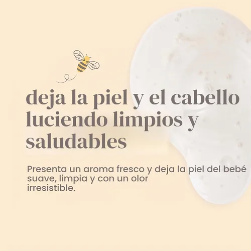 Vista 3 de Burt's Bees Champú y lavado de bebés, jabón para bebés de lágrimas originales - 21 onzas (paquete de 1), el embalaje puede variar.