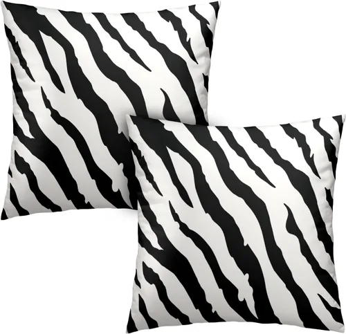 Vista 18 de Juego de 2 fundas de almohada abstractas bohemias de 16 x 16 pulgadas, modernas fundas de almohada de mediados de siglo, diseño de hojas verdes
