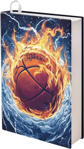 Vista 16 de Rnyleeg Fundas de libro de fútbol americano para niños escolares de 9 x 11 pulgadas, funda elástica para libro de tapa dura, funda protectora
