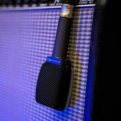 Vista 3 de Sennheiser Professional E 609 Plateado Micrófono de Instrumento Super-Cardioide, Con Cable, Inalámbrico