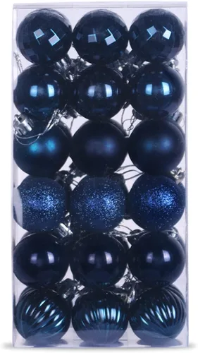 Vista 175 de Esferas pequeñas de Navidad de bronce y dorado de 1.6 pulgadas, adornos para decoración de árbol de Navidad, bolas colgantes inastillables